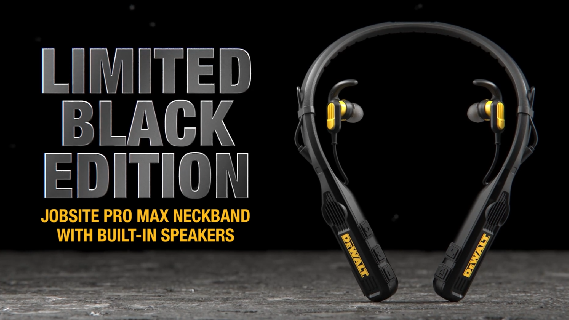 Amazon.com: DEWALT Heavy Duty Black Edition 2-in-1 Neckband